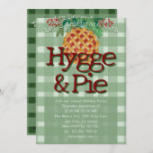Festive fun Holiday Party hygge  招待状 (正面/裏面)