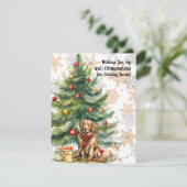 Festive Furry Friends - A Heartwarming Card シーズンカード (スタンド正面)