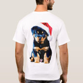 Festive & Furry: Santa Dog T-Shirt Collection Tシャツ (裏面)