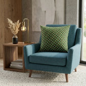 Festive Geometric Abstract Pattern Design クッション