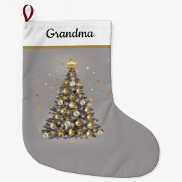 Festive Gift for Grandma - Christmas Stocking ラージクリスマスストッキング