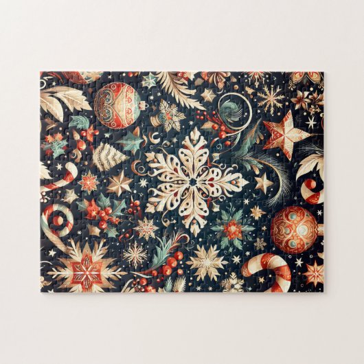 Festive Gift Wraps mod.03 ジグソーパズル (横)