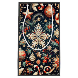 Festive Gift Wraps mod.03 スモールペーパーバッグ