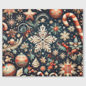 Festive Gift Wraps mod.03 ラッピングペーパー (フラット)