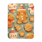 Festive Gingerbread Cookies マグネット (縦)