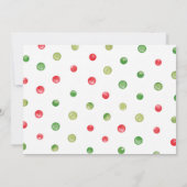 Festive Gingerbread Decorating Christmas Party 招待状 (裏面)