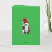 Festive Gnome Holding A Glass Of‎ Irish Dry Stout カード (裏面)