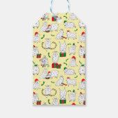 Festive Goats at Christmas ギフトタグ (正面)