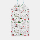 Festive Goats at Christmas ギフトタグ (正面)