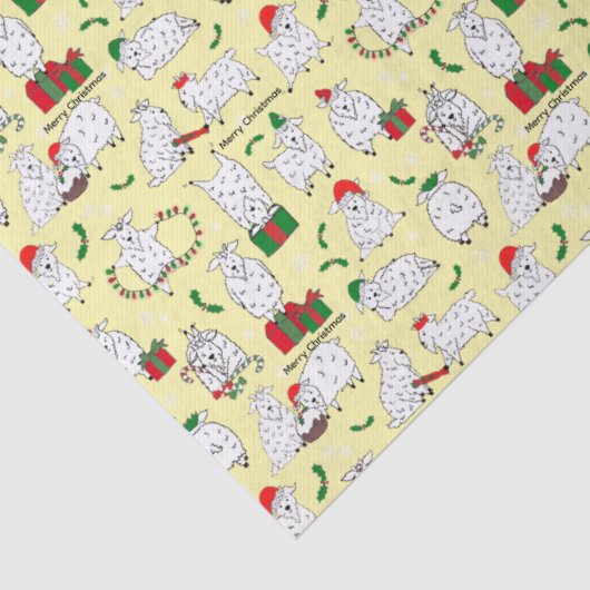 Festive Goats at Christmas 薄葉紙 (詳細)