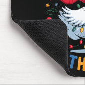 Festive Goose On Loose Christmas Cute Holiday Wint マウスパッド (コーナー)
