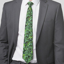 Festive Green Holly and Berries Christmas Neck Tie ネクタイ