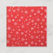 Festive Greenery Holiday Wedding Share The Love エンクロージャーカード (裏面)