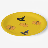 Festive Halloween Paper Plate ペーパープレート (アングル)