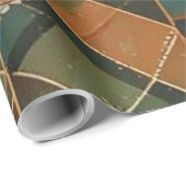 Festive Harmony – Elegant Holiday Geometric Floral ラッピングペーパー (ロールコーナー)