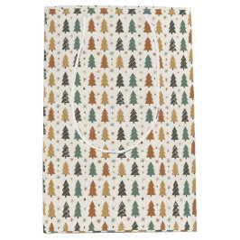 Festive Harmony Gift Bag ミディアムペーパーバッグ