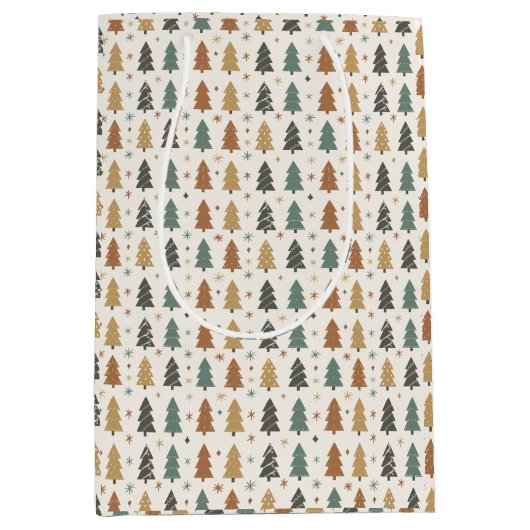 Festive Harmony Gift Bag ミディアムペーパーバッグ (正面)