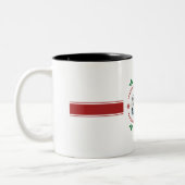 Festive Holiday 67 Soccer Ice Cream Drip Mug,  ツートーンマグカップ (左)