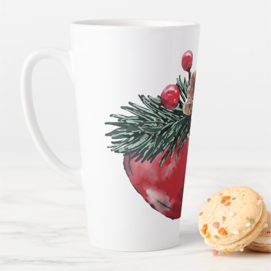 Festive Holiday Bells Latte Mug カフェラテマグ (インサイチュ)