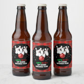 Festive Holiday Bowling  ビールラベル (ボトル)