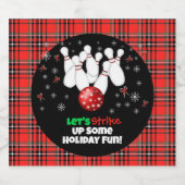 Festive Holiday Bowling  ビールラベル (シングルラベル)