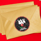 Festive Holiday Bowling  ラウンドシール