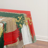 Festive holiday brush plaid  テーブルクロス (インサイチュ)