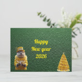 Festive Holiday Card:Sending Good Vibes and wishes カード (スタンド正面)