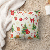 Festive Holiday Cheer クッション (ブランケット)