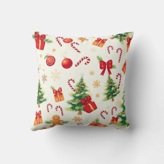 Festive Holiday Cheer クッション (裏面)