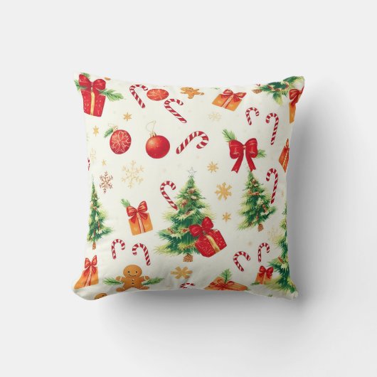 Festive Holiday Cheer クッション (正面)
