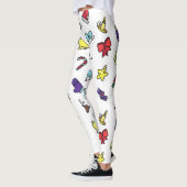 Festive Holiday Christmas Leggings Pants for Women レギンス (左)