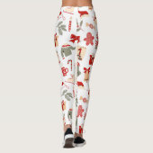 Festive Holiday Christmas Pants for Women レギンス (裏面)