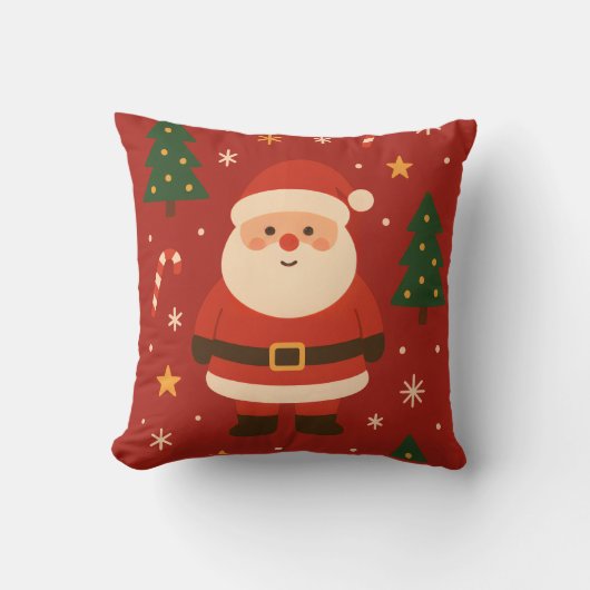 Festive Holiday Glow クッション (正面)