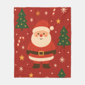 Festive Holiday Glow フリースブランケット (正面)