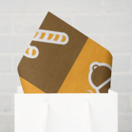 Festive Holiday Grid Pattern 薄葉紙