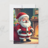 Festive Holiday Home Accent - Christmas Decorative 出欠カード (正面)