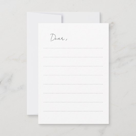 Festive Holiday Home Accent - Christmas Decorative 出欠カード (裏面)