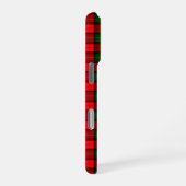 Festive Holiday Red and Green Scottish Plaid iPhoneケース (右側面)