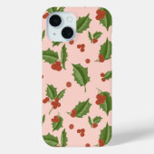 Festive Holly Berry Phone Case Case-Mate iPhoneケース (裏面)