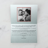 Festive Houses Folded Christmas Holiday Card サンキューカード (内部)