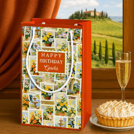 Festive Italian Pattern Small  スモールペーパーバッグ