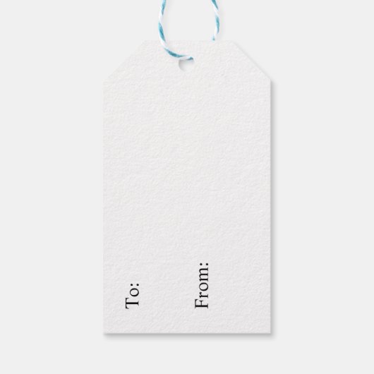 Festive Lights ギフトタグ (裏面)