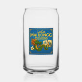 Festive Mahjong Pint Glasses  ガラス缶 (正面)