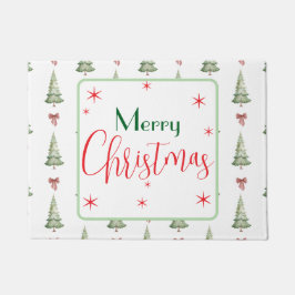 Festive Merry Christmas Door Mat ドアマット