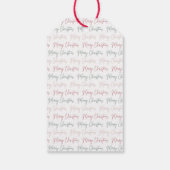 Festive Merry Christmas Gift Tag ギフトタグ (裏面)