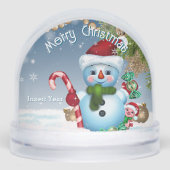 Festive Merry Christmas Snowman Keepsake (正面)