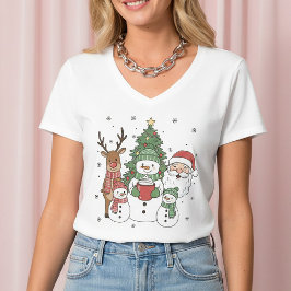 Festive Merry Christmas T-Shirt – Colorful Holiday Tシャツ