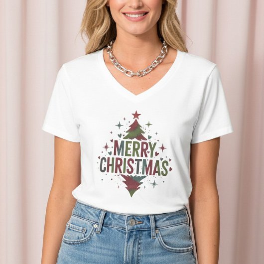 Festive Merry Christmas T-Shirt – Colorful Holiday Tシャツ