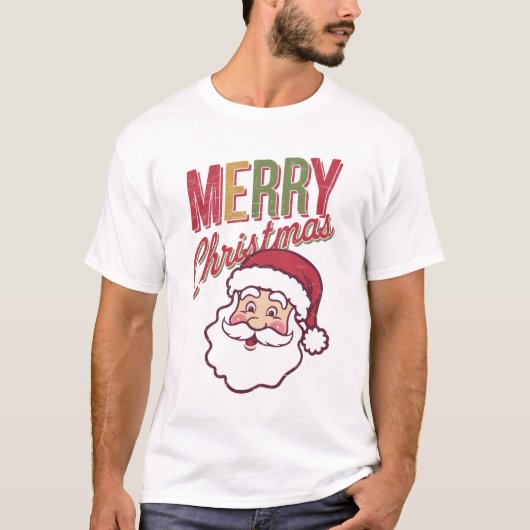 Festive Merry Christmas T-Shirt for Holiday Cheer Tシャツ (正面)